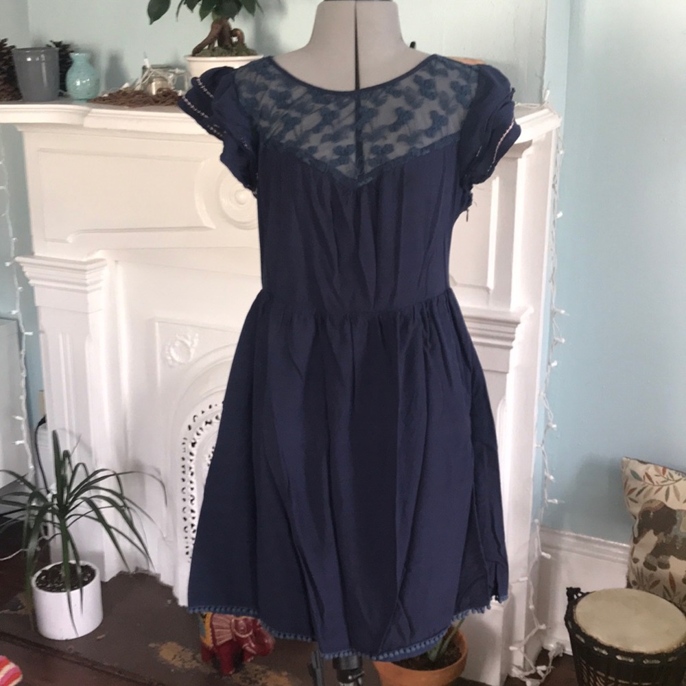 Navy blue dress